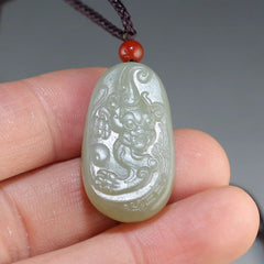 Hetian Jade Suanni Pendant