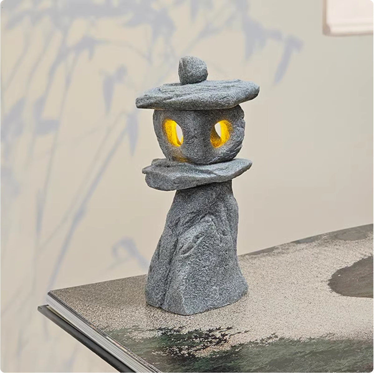 Karesansui Stone Lantern（52MM*46MM*133MM）