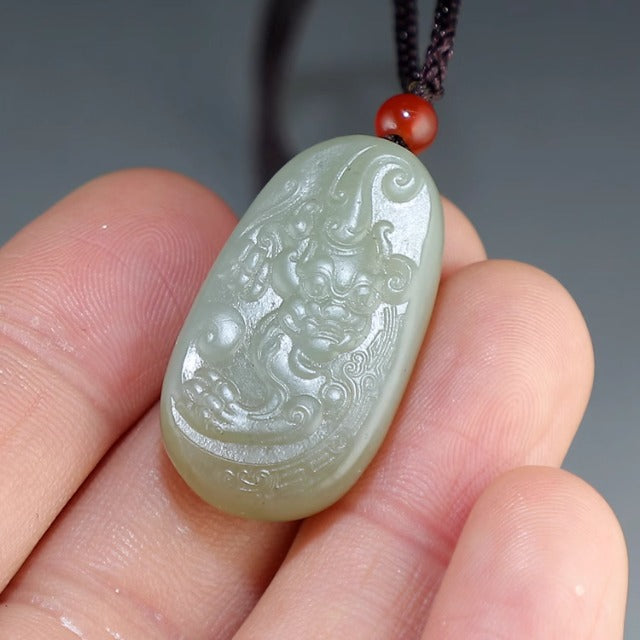 Hetian Jade Suanni Pendant
