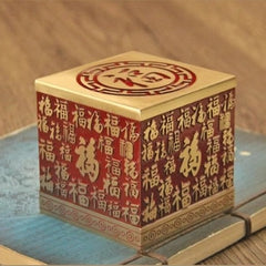 Grand Brass Seal of Hundred Blessings (Free Engraving Included)