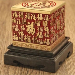 Grand Brass Seal of Hundred Blessings (Free Engraving Included)