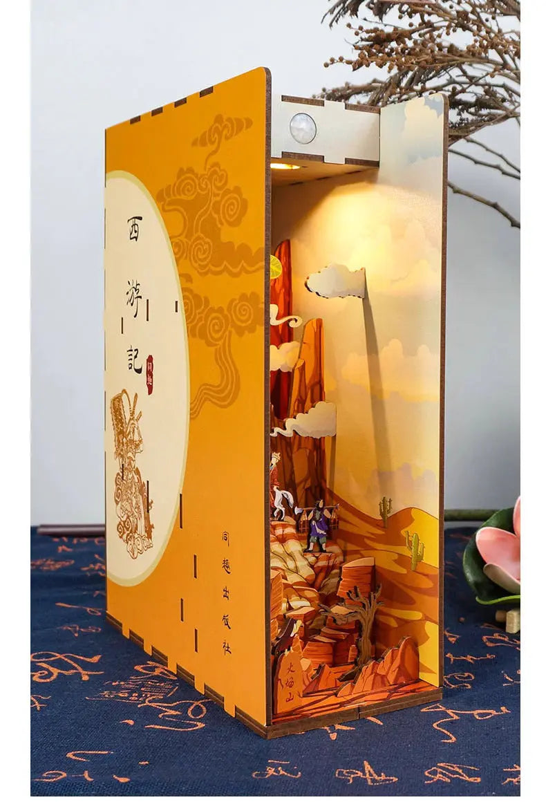 Flaming Mountain – A 3D Puzzle Bookend Set - Image #2