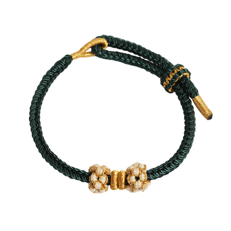 Tsinglong-Braided Rope-Timeless Grace Bracelet