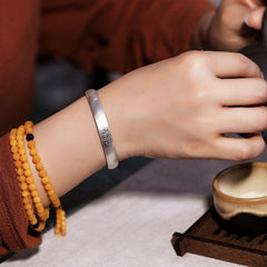 Tsinglong-Lotus Heart Sutra Bangle