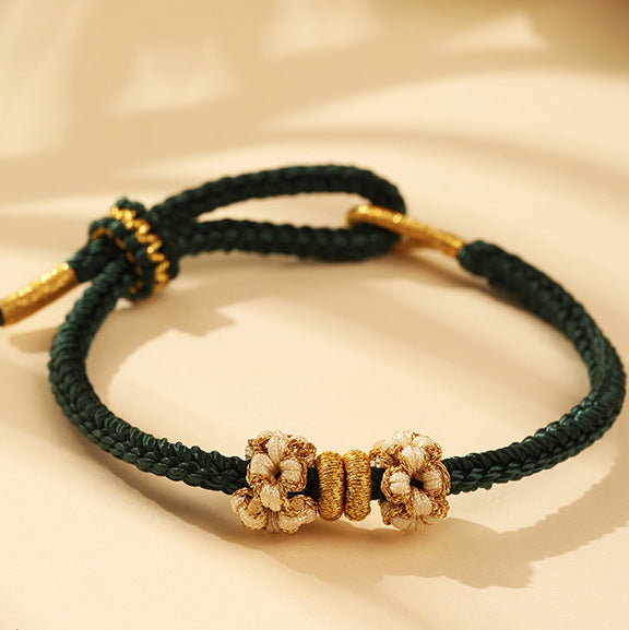 Tsinglong-Braided Rope-Timeless Grace Bracelet