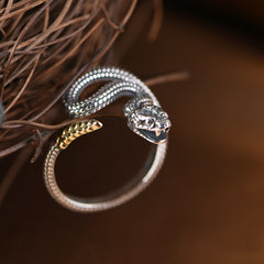 Tsinglong-Rattlesnake Open Ring