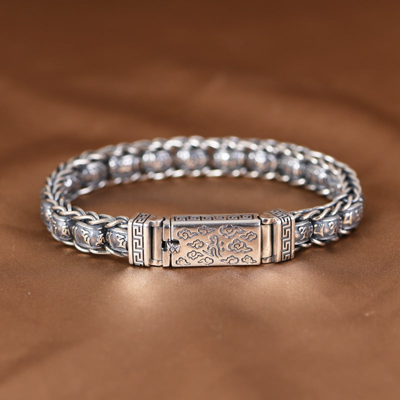 Tsinglong-Cloud Pattern Woven Bracelet