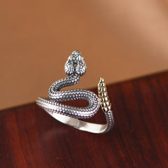Tsinglong-Rattlesnake Open Ring