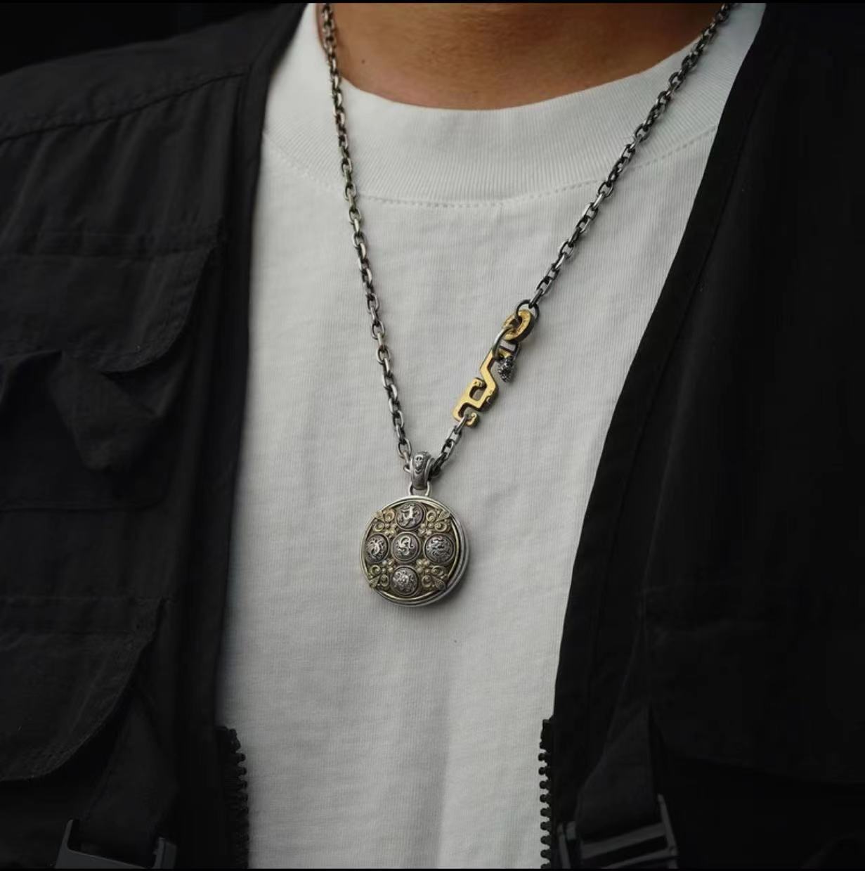 Tsinglong-Five Elements Mythical Beast Pendant