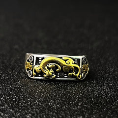 Tsinglong-Pi Xiu Abacus Ring