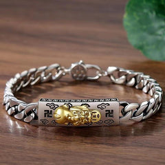 Tsinglong-Six-Syllable Mantra Pi Xiu Charm Bracelet