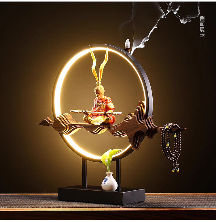 Meditative Monkey King Incense Holder