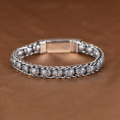 Tsinglong-Cloud Pattern Woven Bracelet
