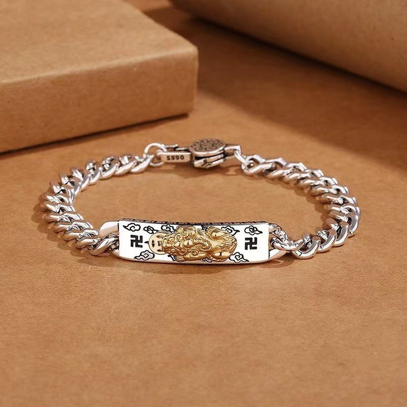Tsinglong-Six-Syllable Mantra Pi Xiu Charm Bracelet