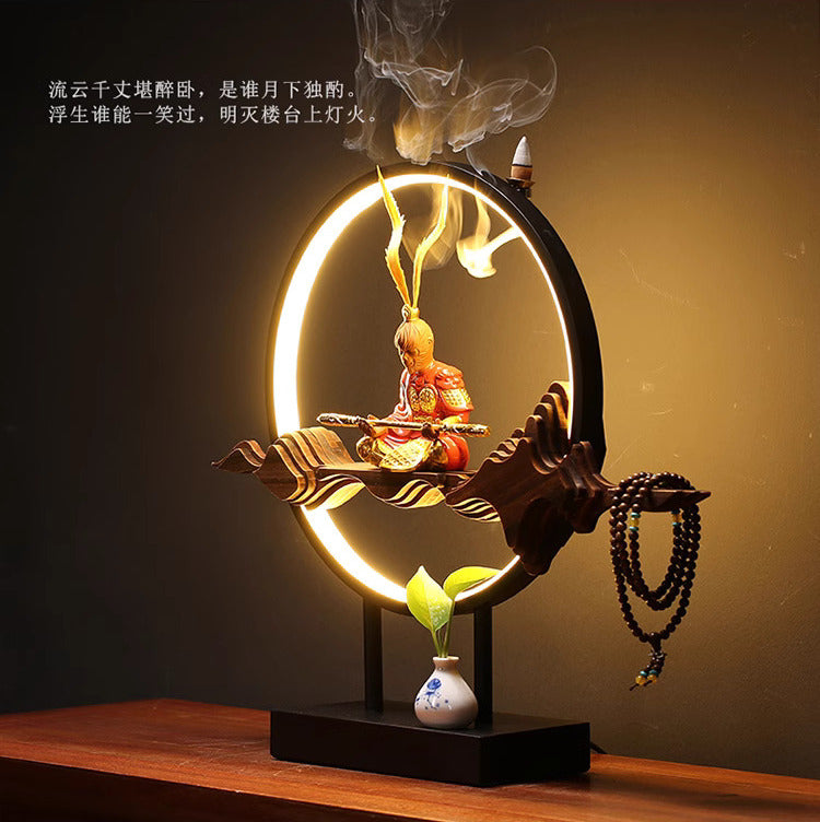 Meditative Monkey King Incense Holder