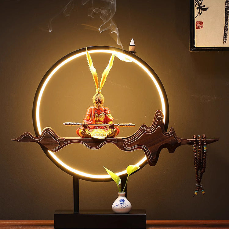 Meditative Monkey King Incense Holder