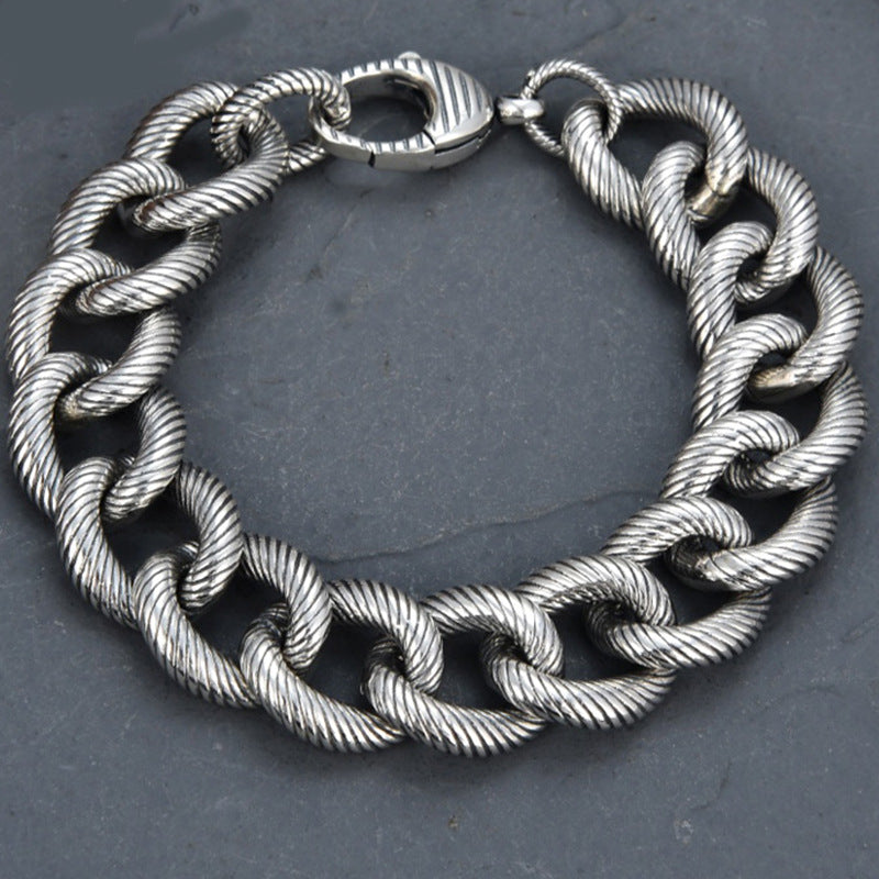 Tsinglong-Handcrafted Twisted Design Bracelet