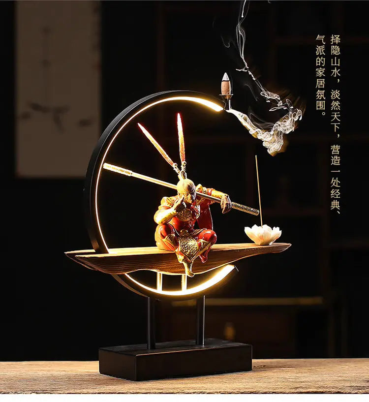 Arrogant  Monkey King Incense Holder - Image #4